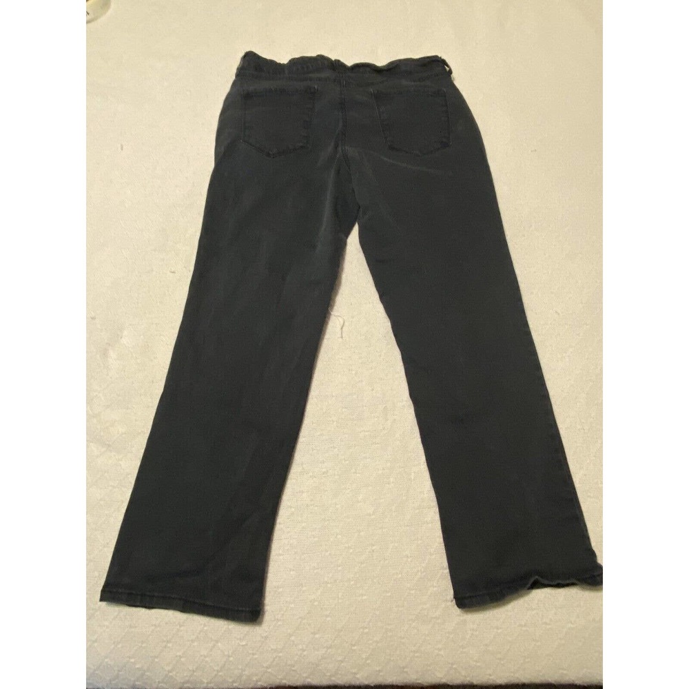 Bandolino Missy Straight Leg Womens Size 14 Petite Black Jeans - Picture 16 of 16